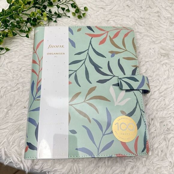 Filofax Botanical A5 Organiser Leather Planner Dated 2022‎ Centennial Collection - Picture 1 of 11